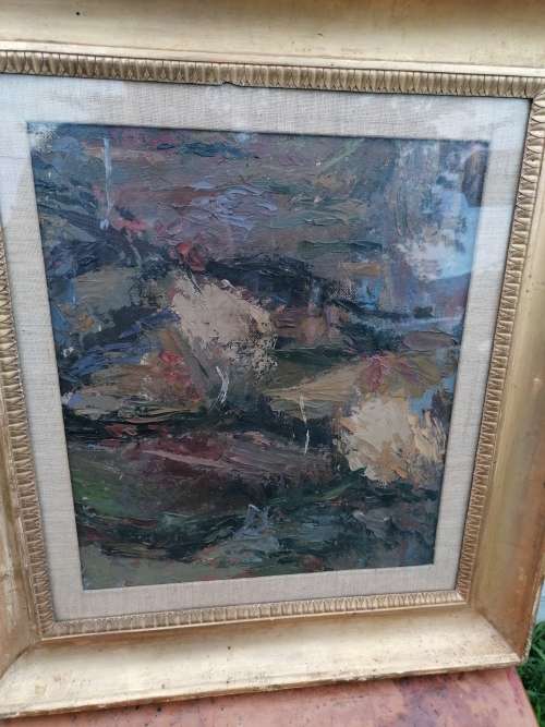 Rare find a original Marylski Jerzy Luszczewski (George) abstract 1949