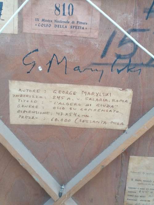 Rare find a original Marylski Jerzy Luszczewski (George)`the judas tree`