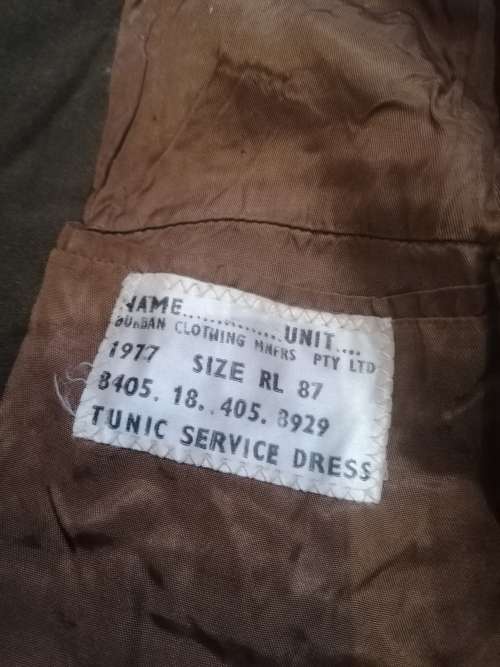 1977 south african military tunic. Need some buttons