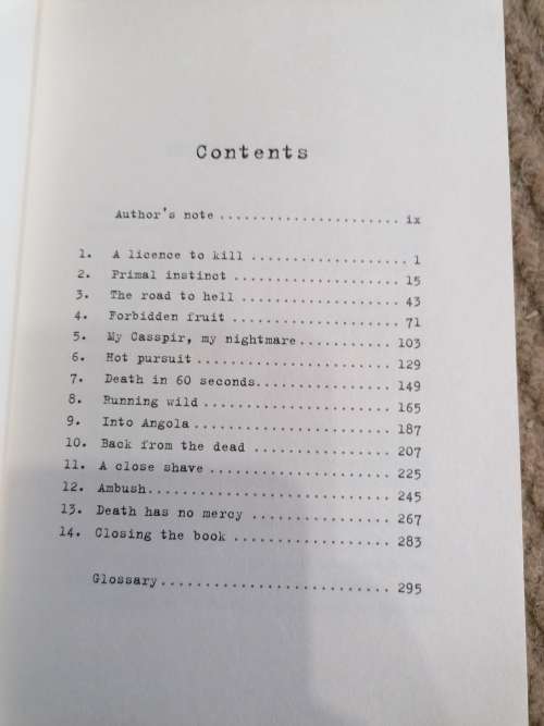 ZULU ZULU GOLF Life and Death with Koevoet - ARN DURAND signed copy