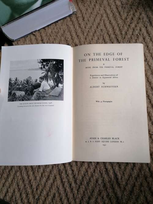 on the edge of the primeval forest Albert schweitzer