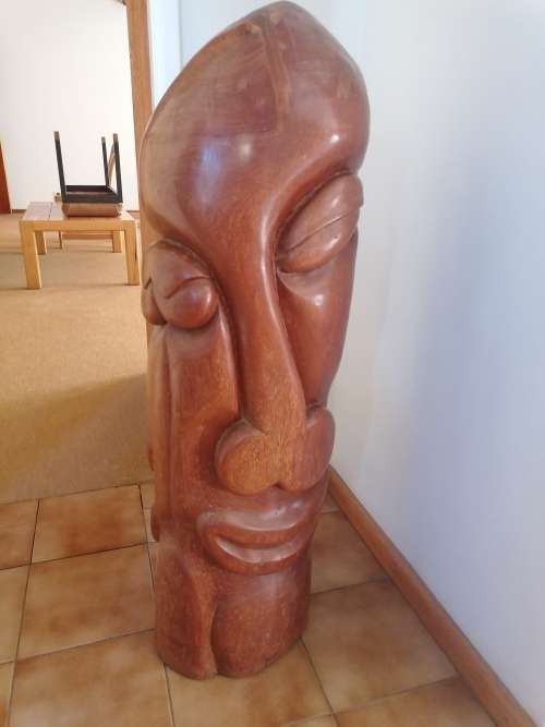 Large solid wood carving. Very heavy piece. Can collect it in Robertson western cape