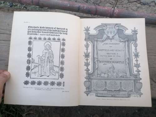 bibliography of sheffield and vicinity 1911