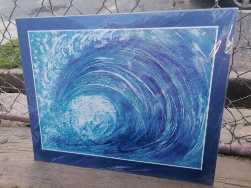 Blue Wave` by Natalie Hartog  Published by Prime Arts Ltd © 1998 of Bath, England Ref No 66 print
