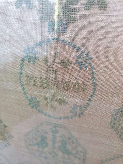 1801 framed Embroidery