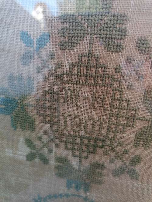1801 framed Embroidery