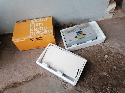 Motor film klebe presse