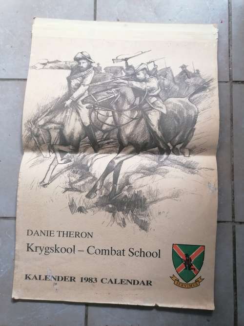 Danie Theron Krygskool Kalender - 1983 - Combat School Calendar -- Boer War Generals