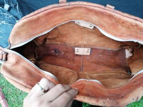 Genuine Leather bag Leather needs some treatment and some tlc
