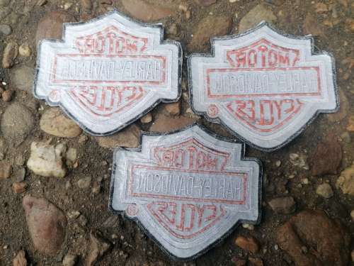 Harley Davidson Cycles Embroidered Patches bid per patch