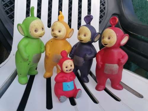 1990s Teletubbies rubber figure collection
