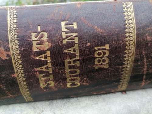 Rare find complete 1891&1892 STAATSCOURANT ZAR