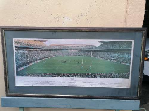 Large 1995 world cup.picture signed by photographer 119cm x 62cm