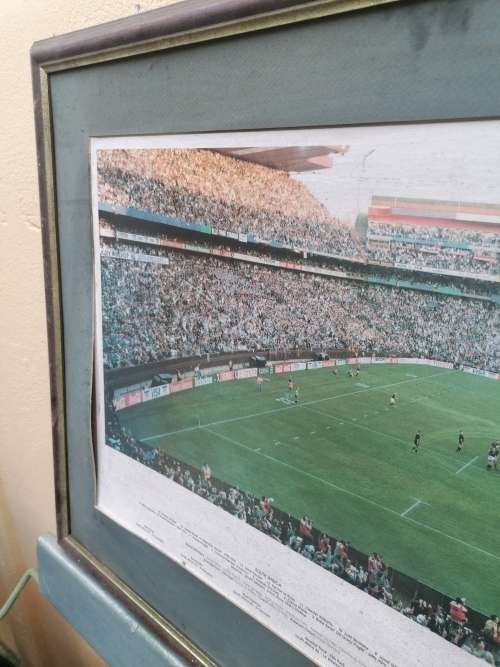 Large 1995 world cup.picture signed by photographer 119cm x 62cm