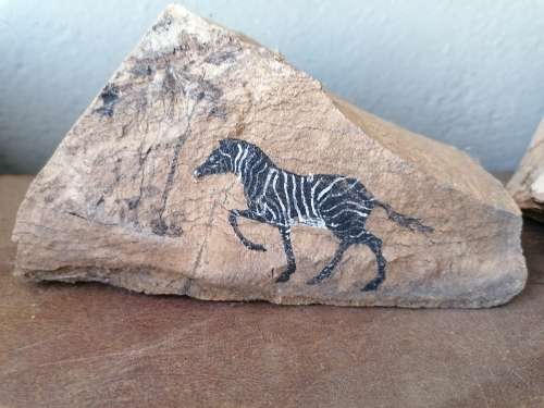 2 lovely painting on rock