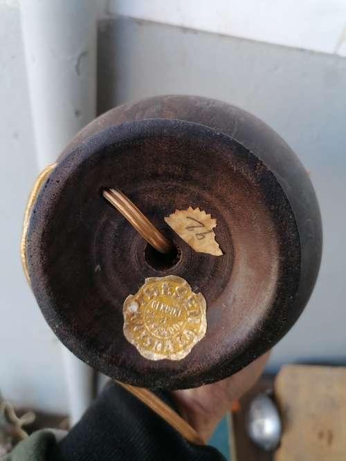 Antieke stinkhout lamp