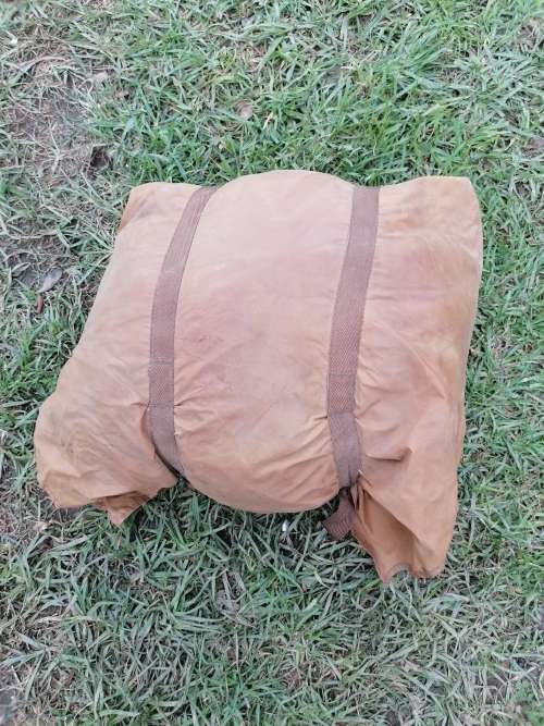 Vintage border war period army sleeping bag. Needs a good clean