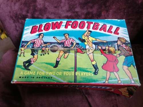 Blow Football game produced in the 1950`s
