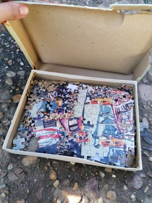 Vintage Queen Elizabeth II HRH Coronation Jigsaw Puzzle 400 pieces 1950s