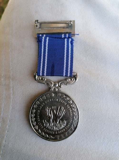 South african fire brigade long service medal 169