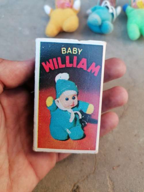 Vintage baby william match box dolls