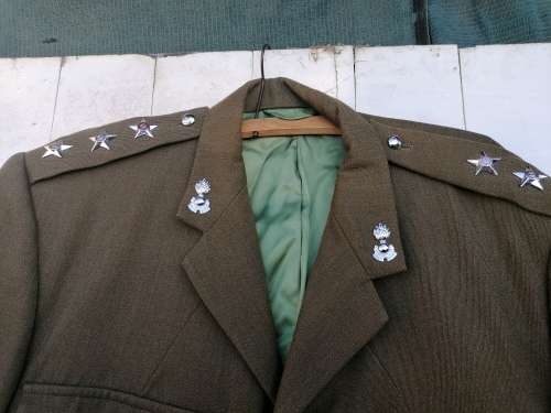 1971 South African military tunic size 41 with badges and ranks