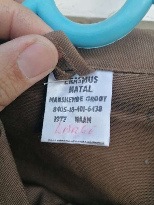 Old border war browns with pants