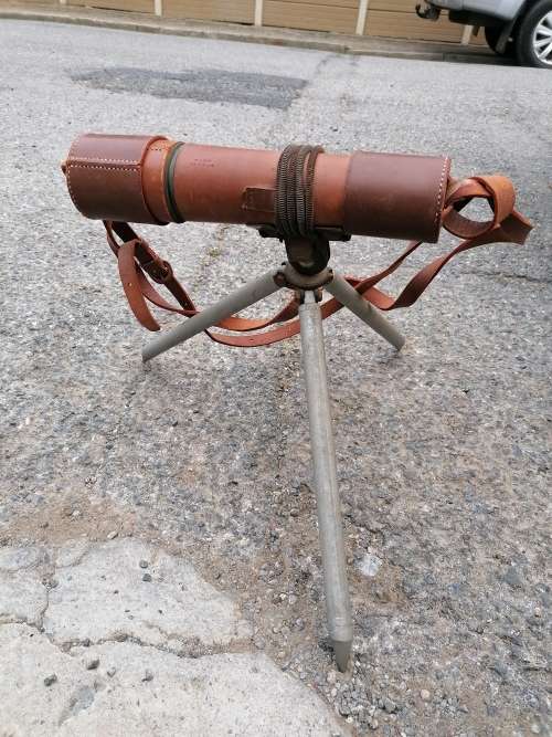 Parker Hale Signalling telescope made in England with tripod