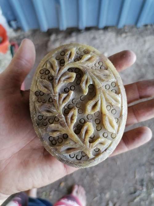 Vintage stone trinket holder.