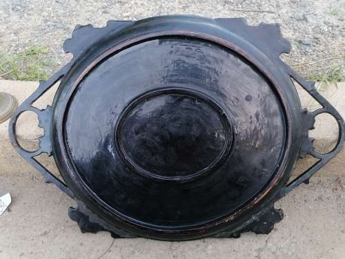 Antique BURMESE LACQUERWARE TRAY.