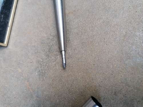Parker pen needs ink. Other one no point