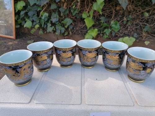 Chinese porcelain cups.