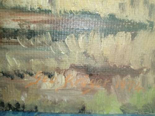 Lovely Geo Kruger painting