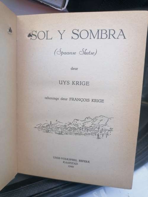 Sol Y Sombra/Uys Krige 1948
