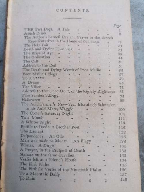 poems chiefly in the scottish dialect by Robert burns 1805