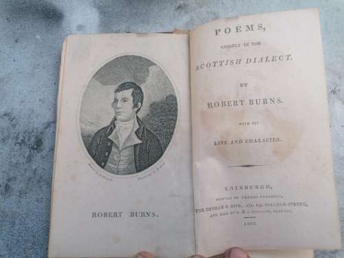 poems chiefly in the scottish dialect by Robert burns 1805