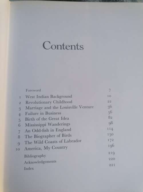 AUDUBON A Biography by John Chancellor 1978 first print