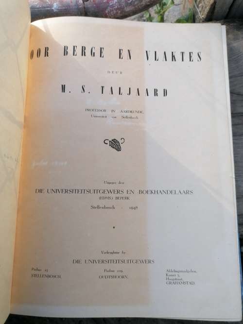 Oor Berge en Vlaktes - MS Taljaard