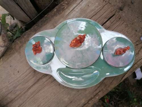 Vintage 1930s porcelain trinket holder