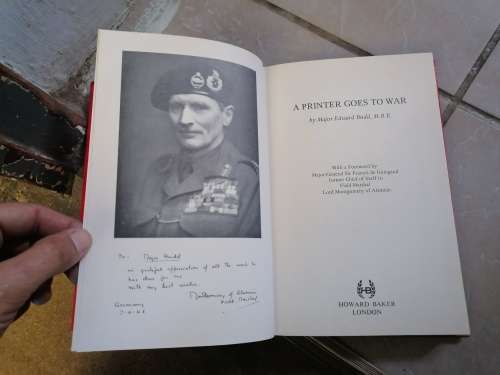 A printer goes to war by Edward Budd 1975 first print