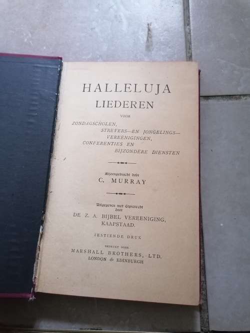 Old halleluja liederen