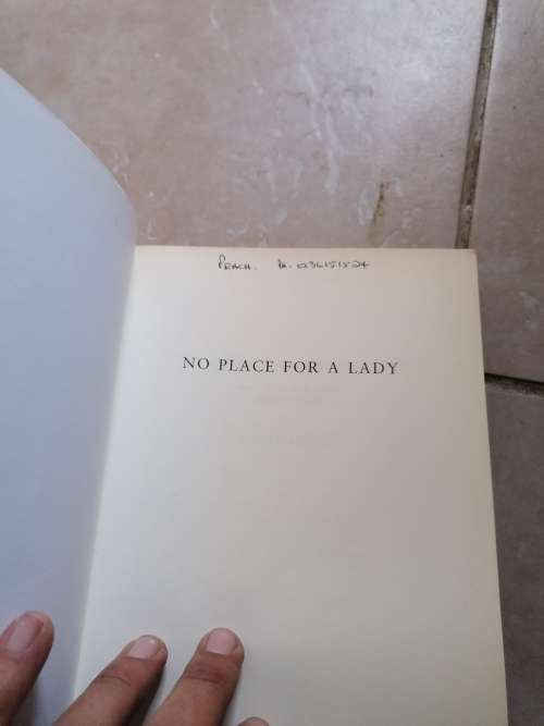 No place for a lady Ann Harries/Boer war