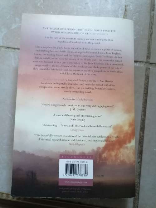 No place for a lady Ann Harries/Boer war