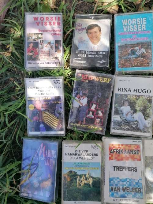 Skaars Afrikaanse Cassette Tapes