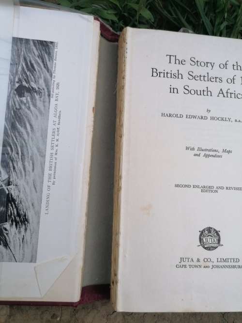 1957 The Story Of The British Settlers Of 1820 In South Africa by Harold Edward Hockly Hardcover