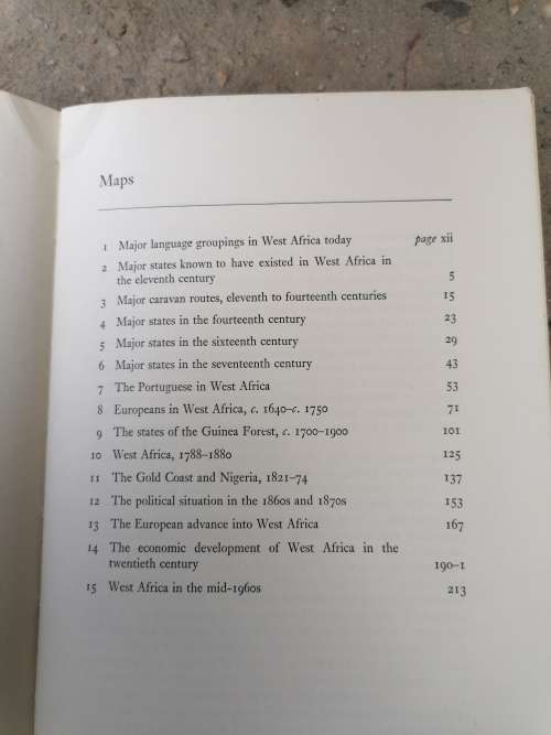 A History Of West Africa Fage J. D. 1969