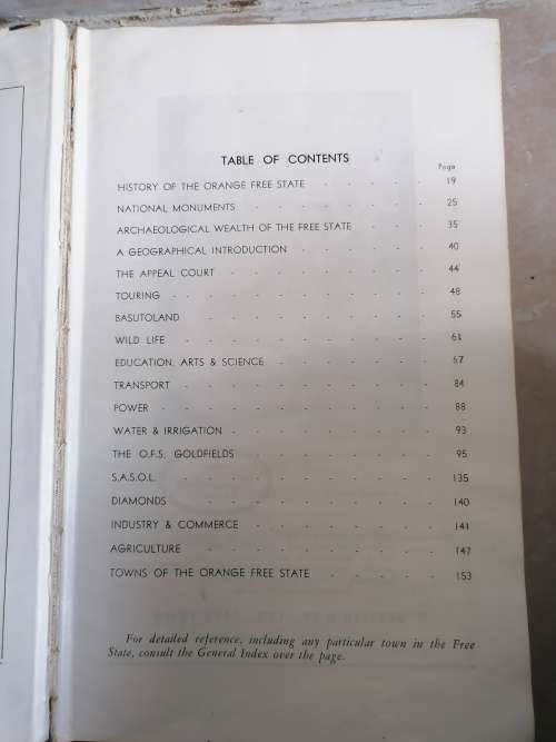 Orange Free State Official Guide (1956)do have some issues but nice reading copy