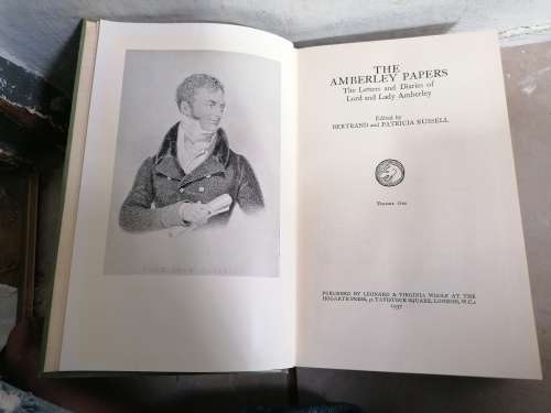 the Amberley papers the diaries and letters of lord and lady Amberley volume 1