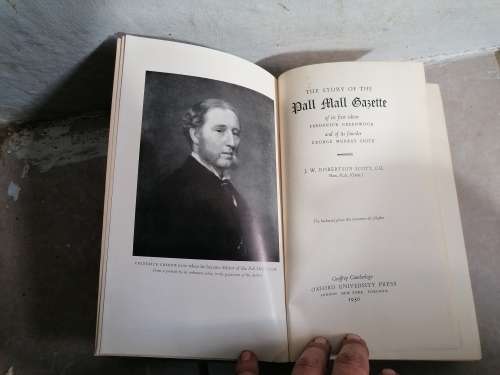The Story Of The Pall Mall Gazette by J W Robertson Scott HB 1950