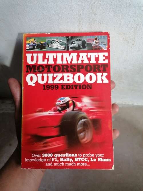 Ultimate Motorsport Quizbook - 1999 Edition - Pub: Stopwatch - Paperback Book